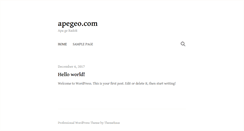 Desktop Screenshot of apegeo.com
